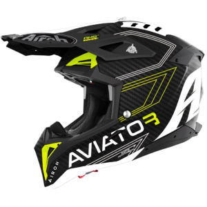 CAPACETE AIROH AVIATOR 3 PRIMAL YELLOW MATT